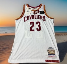 MITCHELL & NESS AUTHENTIC LEBRON JAMES M CLEVELAND CAVALIERS JERSEY $300