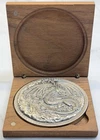 10 oz Dragon vs Vikings Silver Antiqued Coin