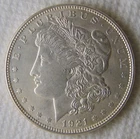 1921 Morgan Silver Dollars $1, NICE COIN, LOOKS UNCIRCULATED!