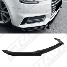 FRONTSPLITTER AERO LIPPE VOLANT ZIERLEISTE SCHWARZ GLANZ F&Uuml;R AUDI A4 S4 B9 S LINE 15-20