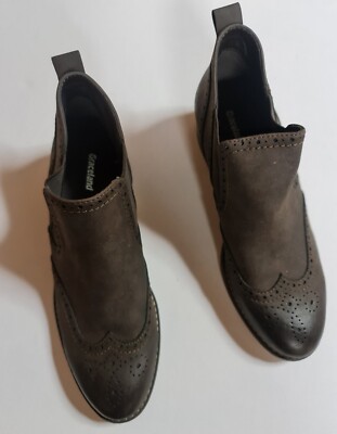Graceland Ankle Boot Shoes 39 EU/6 UK Brown Suede Leather