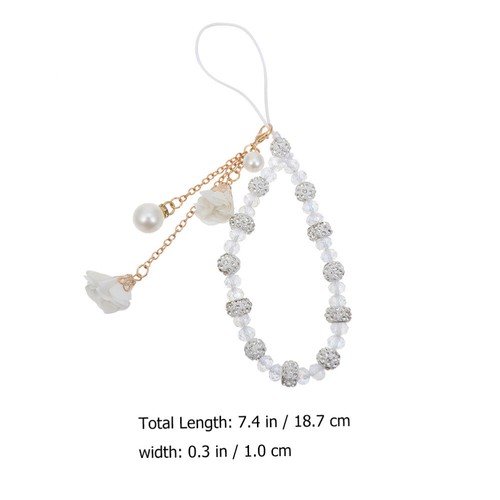 Mobile Phone Straps Accessories for Phones Flower Charm Wristlet - 第 9/12 張圖片
