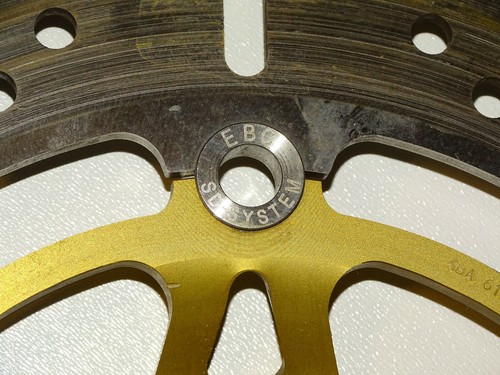SUZUKI BANDIT 400 GK75B 1994 BREMSSCHEIBEN BREMSSCHEIBE VORNE 4,8 MM EBC - Picture 4 of 6