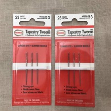 Colonial JJ Tapestry Needles Tweens 23 needlepoint, embroidery, cross stitch