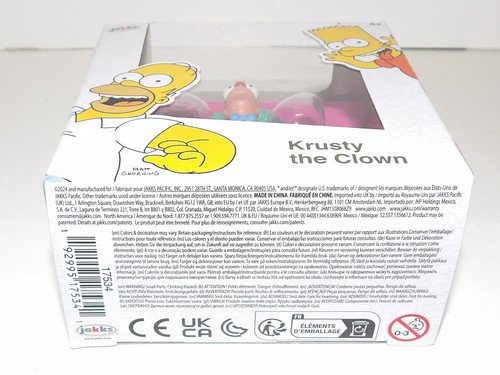 Los Simpson ~ KRUSTY EL PAYASO ~ 2.5" Figura de Acción 2024 Jakks Wave 2 NUEVO - Imagen 9 de 9