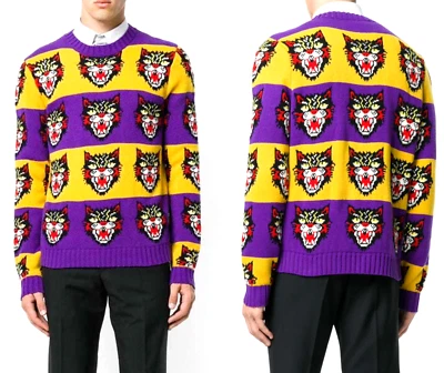 GUCCI ANGRY CAT ICONIC Strickpulli Pulli Jumper Strickpullover Knit Pullover S - Bild 1 von 4
