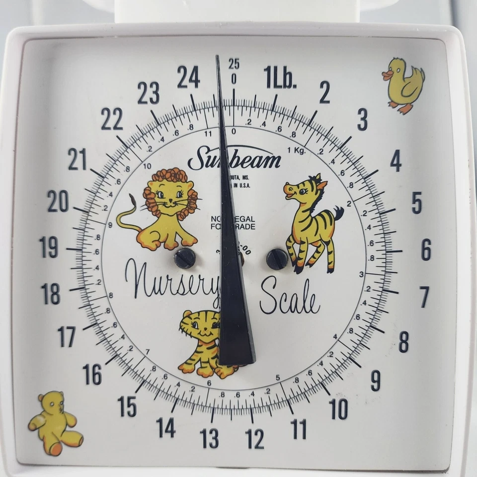 Escala bebé años 50 vintage decoración guardería baby shower idea de regalo animales de zoológico unisex Foto 2 de 4