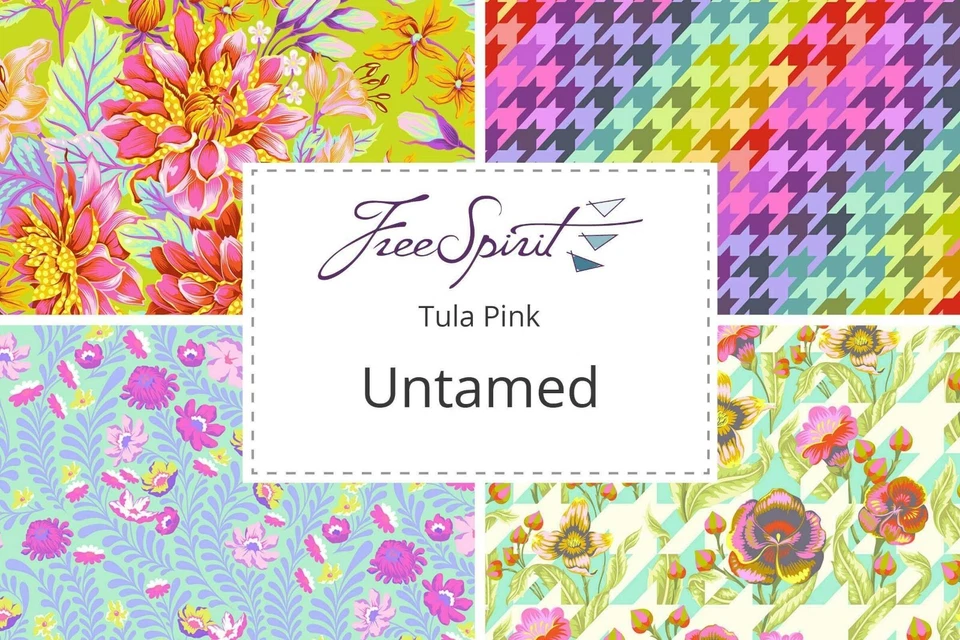 Untamed Sweet Tooth Cosmic de TULA rosa para telas FreeSpirit | Media yarda Foto 2 de 2