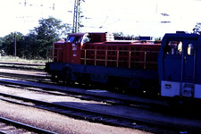 Original 35mm Slide, Hungarian/MAV Class M40 Diesel M40 201 circa July 1991