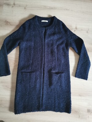 Andy & Lucy Strickjacke marineblau mit Locke