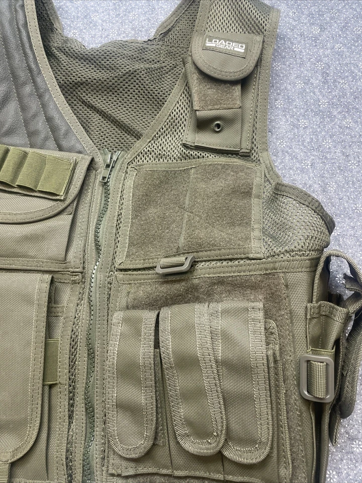 Loaded Gear Multi-Functional Mesh Canvas Range Vest Outdoors Hunting KG JD - Image 4 of 4