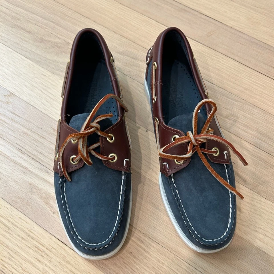 Sebago Docksides Women NEW Spinnaker 2-Eye Slip On Suede Boat Shoes Loafers 7.5 - Image 2 of 4