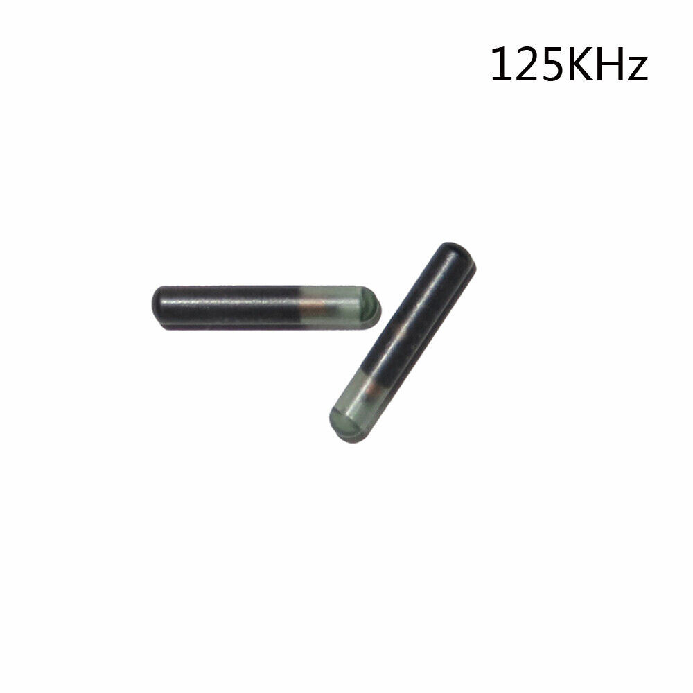 2x Micro Mini Glass Tag 125KHz RFID EM4100 EM4200 Proximity Induction 2.12 x12mm