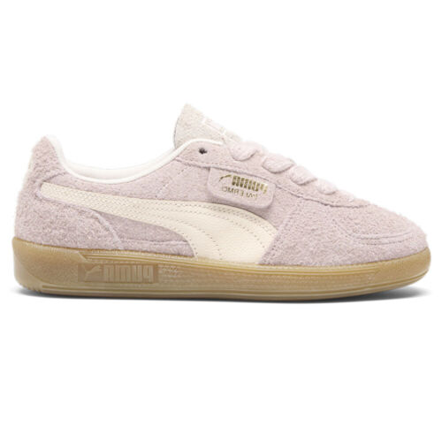 Puma Palermo Hairy Lace Up Womens Pink Sneakers Casual Shoes 39861302