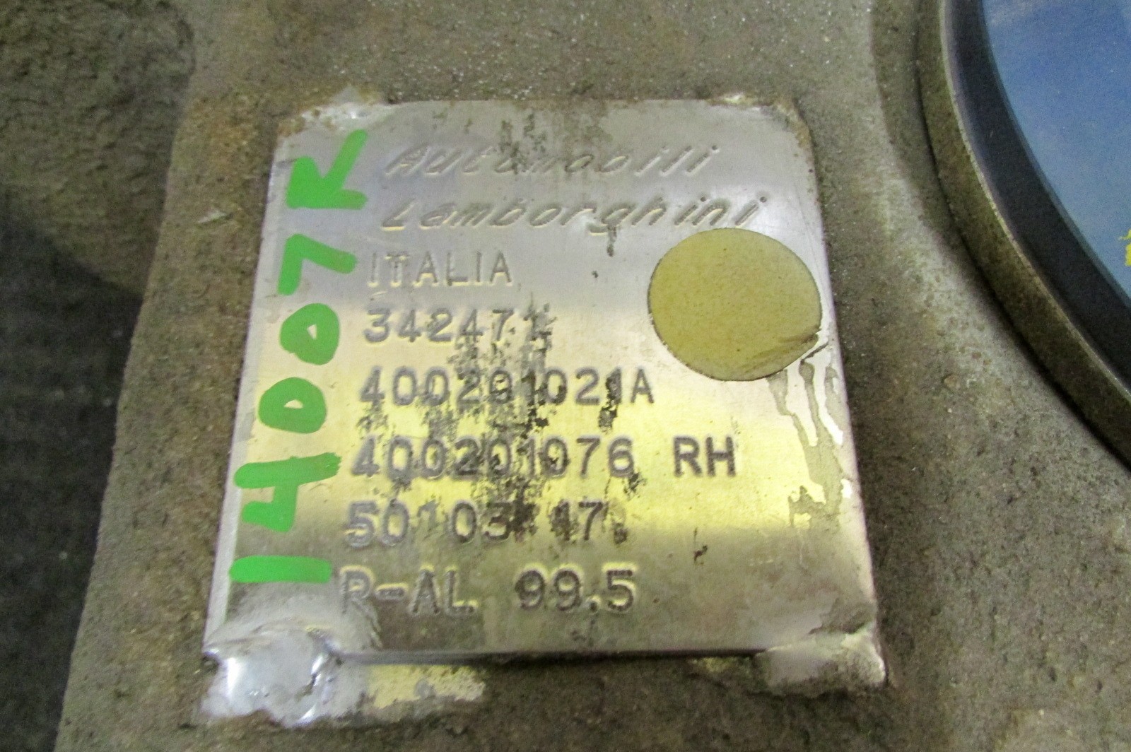 Lamborghini Gallardo, RH, Right Coupe Gas Tank, Fuel Tank, Used, P/N 400201076A