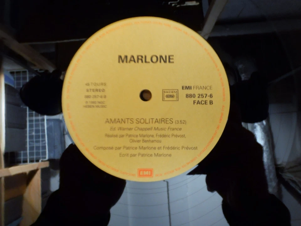 MARLONE JAMAIS LOIN DE TOI MAXI 45T NO LP VINYLE EX COVER EX ORIGINAL 1992 - Photo 3/4
