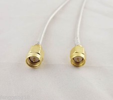 SMA Male Plug To SMA Male Plug Pigtail Flexible Jumper RF RG402 Cable 30cm/1ft