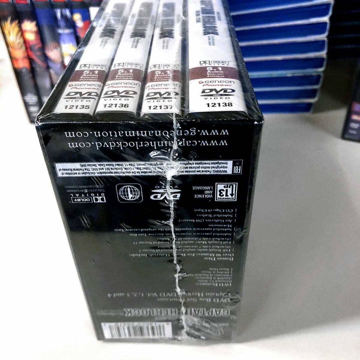 NEW Space Pirate Captain Herlock The Endless Odyssey DVD Box Set