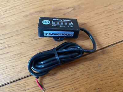 Mini LED-Batterieanzeige Für 12V/24V Batterien - Einfache Überwachung Des Ladezustands