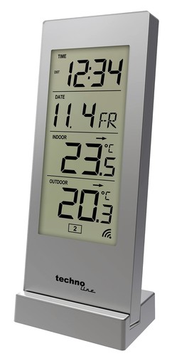 technoline Stazione meteo WS 9767 argento - Foto 2 di 2