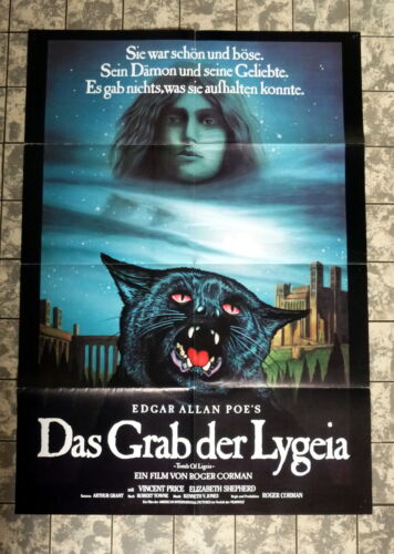 GRAB DER LYGEIA /Tomb of Ligeia * A1-FILMPOSTER German 1-Sheet ´81 VINCENT PRICE - Bild 1 von 1