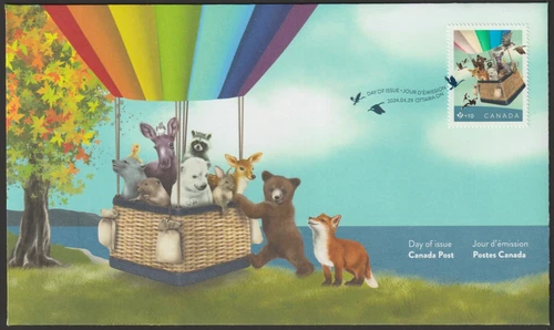 Canada #B35, Community Foundation, Semi-Postal, BOB, First Day Cover, FDC 2024