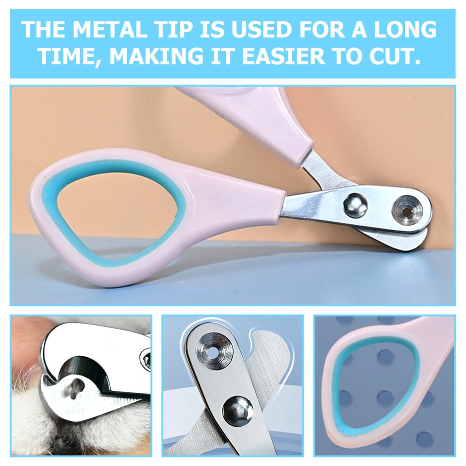 Pink Stainless Steel Nail Clippers Hedgehog Dog Trimmer Toenail eBay