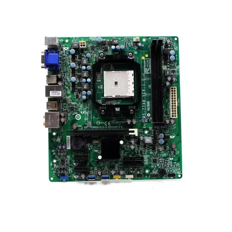 Carte mère MSI MS-7748 v1.1 Socket FM1 MicroATX – Medion d’origine - Photo 2/4