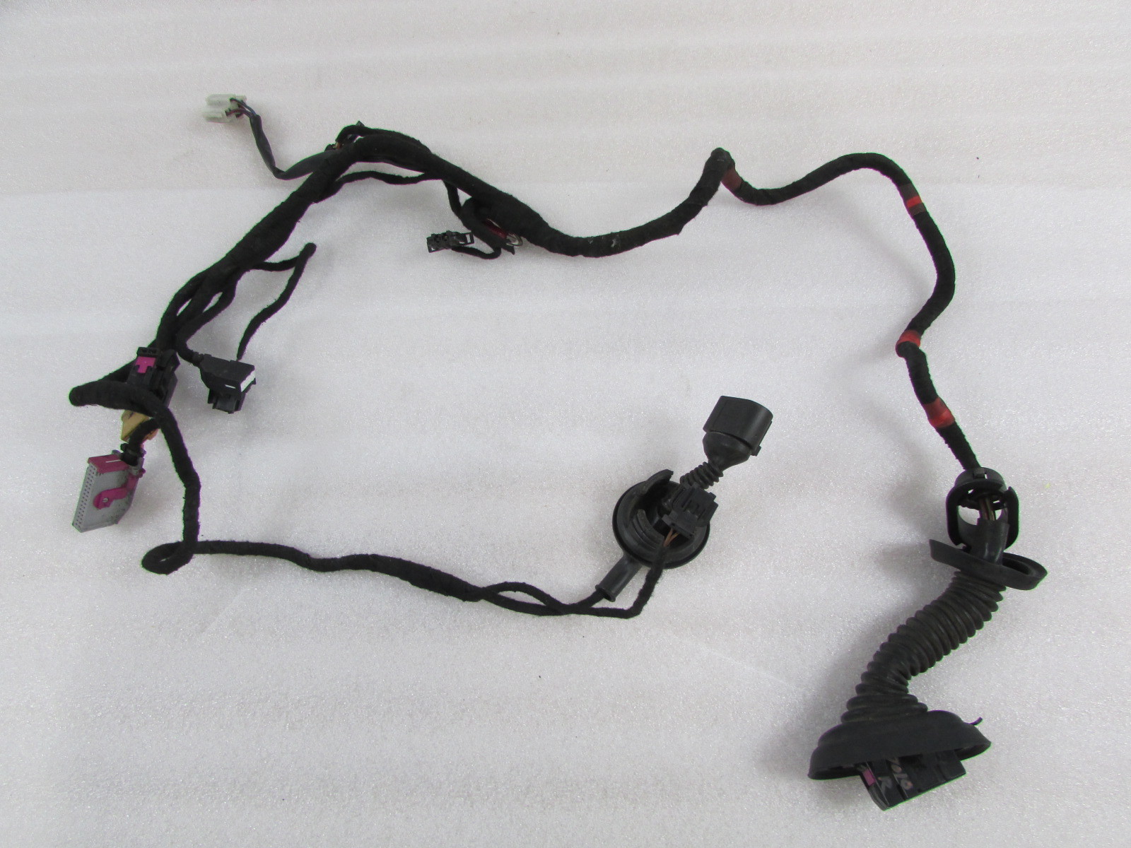 Lamborghini Gallardo, RH, Right Door Wire Harness, Used, P/N 400971036A