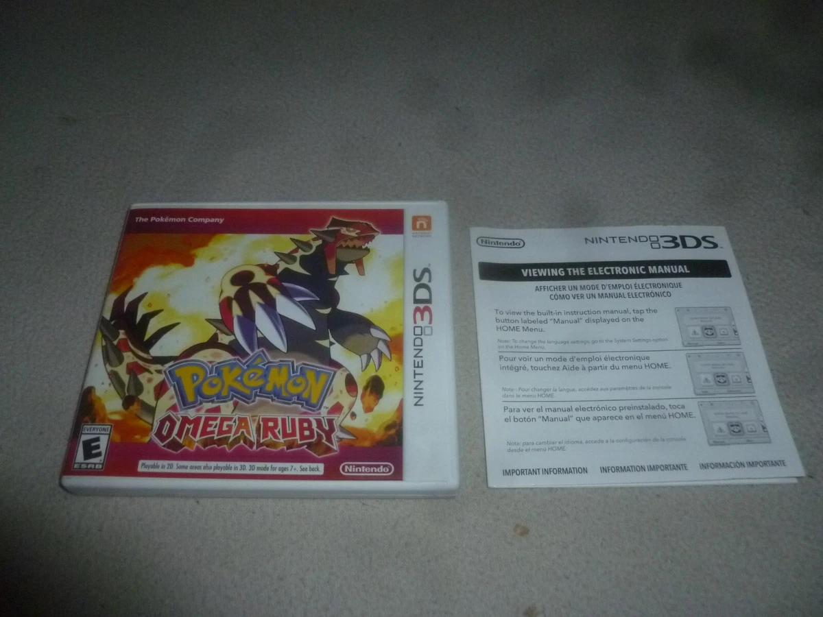 Pokemon omega ruby ebay deals
