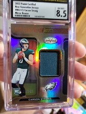 2022 Panini Certified New Generation Jerseys Carson Strong Mirror Bronze 137/299