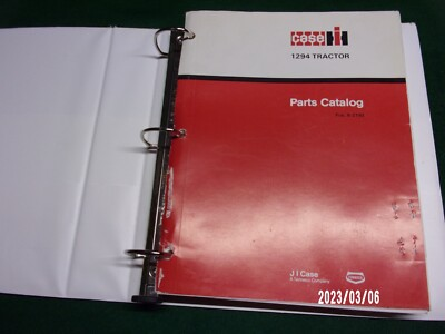 #ad Case 1294 Tractor Parts Catalog Manual 8 2192 $32.50