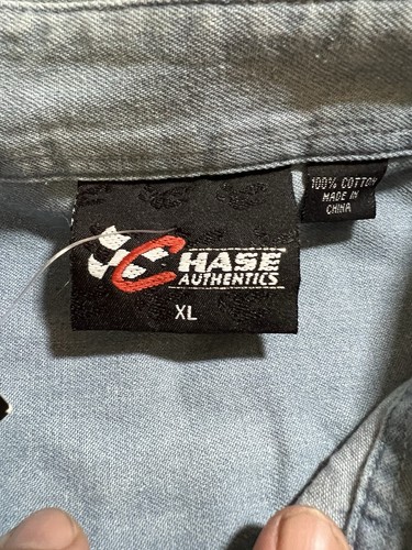 NASCAR Jeff Gordon #24 DuPont Chase Authentics Chambray Shirt XL Short Sleeve. - Picture 5 of 12