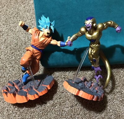 Super Saiyan God Goku Power Stance Banpresto  & Freida Both Fig( AnDragon Ball Z