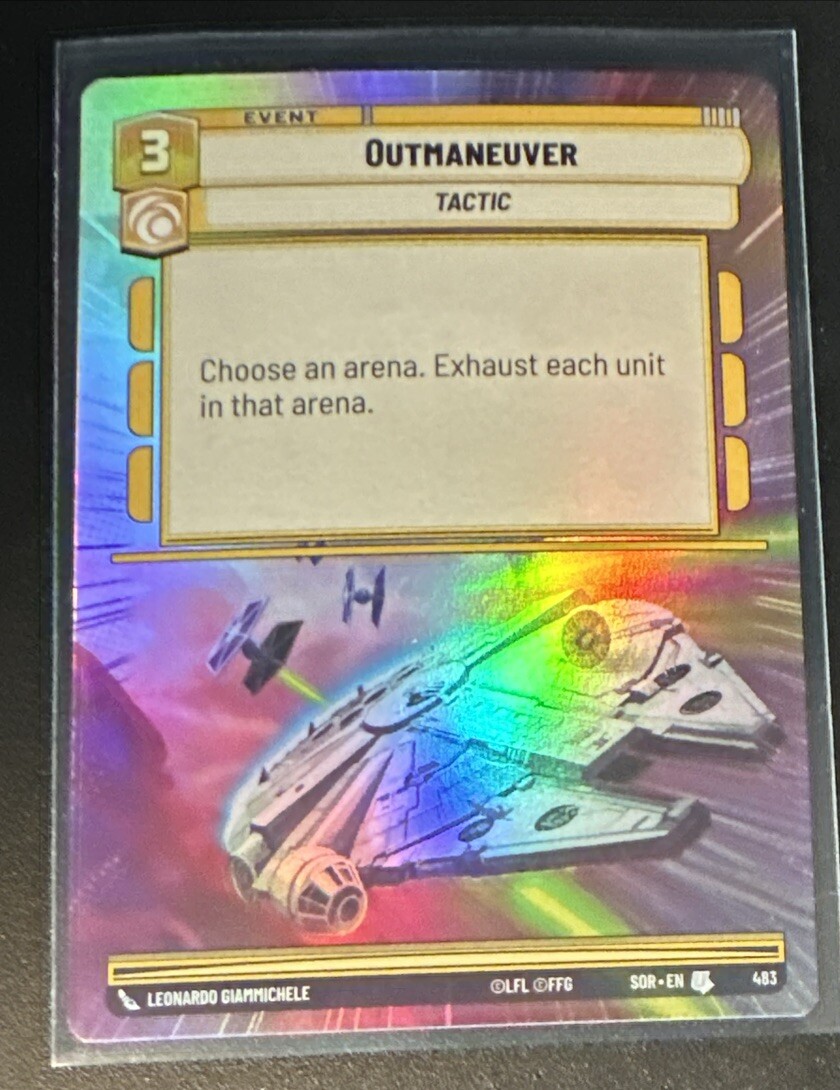 Star Wars Unlimited Spark of Rebellion Outmaneuver