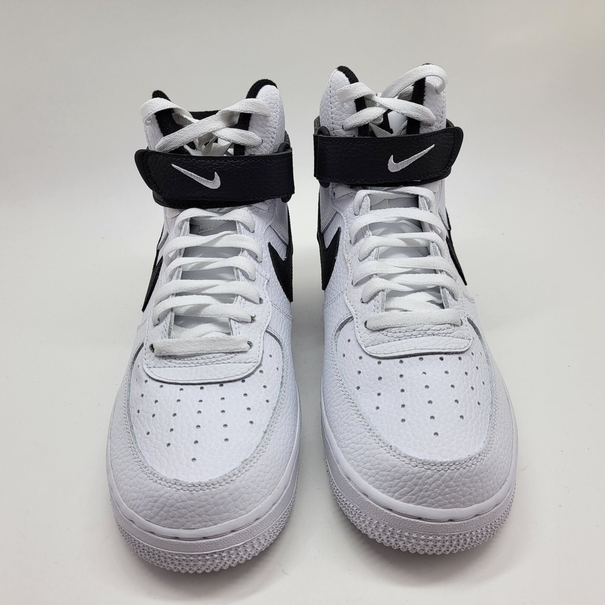 Size 8 - Nike Air Force 1 White Black 2021 for sale online | eBay