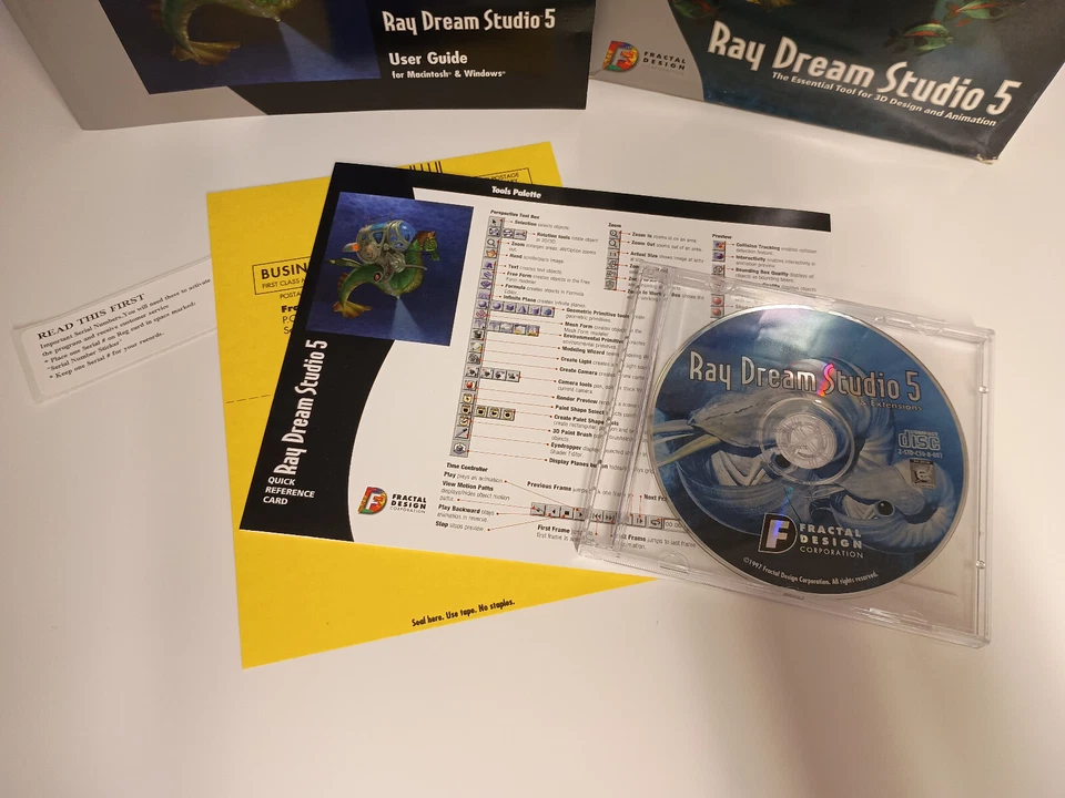 Ray Dream Studio 5 PC MAC/PC 3D graphics design suite professional art - engl. - Bild 2 von 4