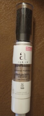 Almay Pure Blends Mineral Makeup FAIR 100 nagelneu und versiegelt