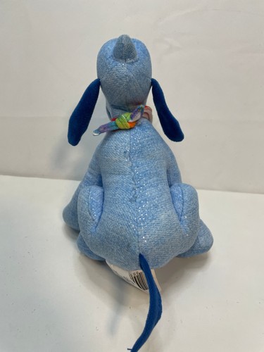 Disney Pluto Dog Rainbow 8” plush toy stuffed animal blue - Picture 5 of 9