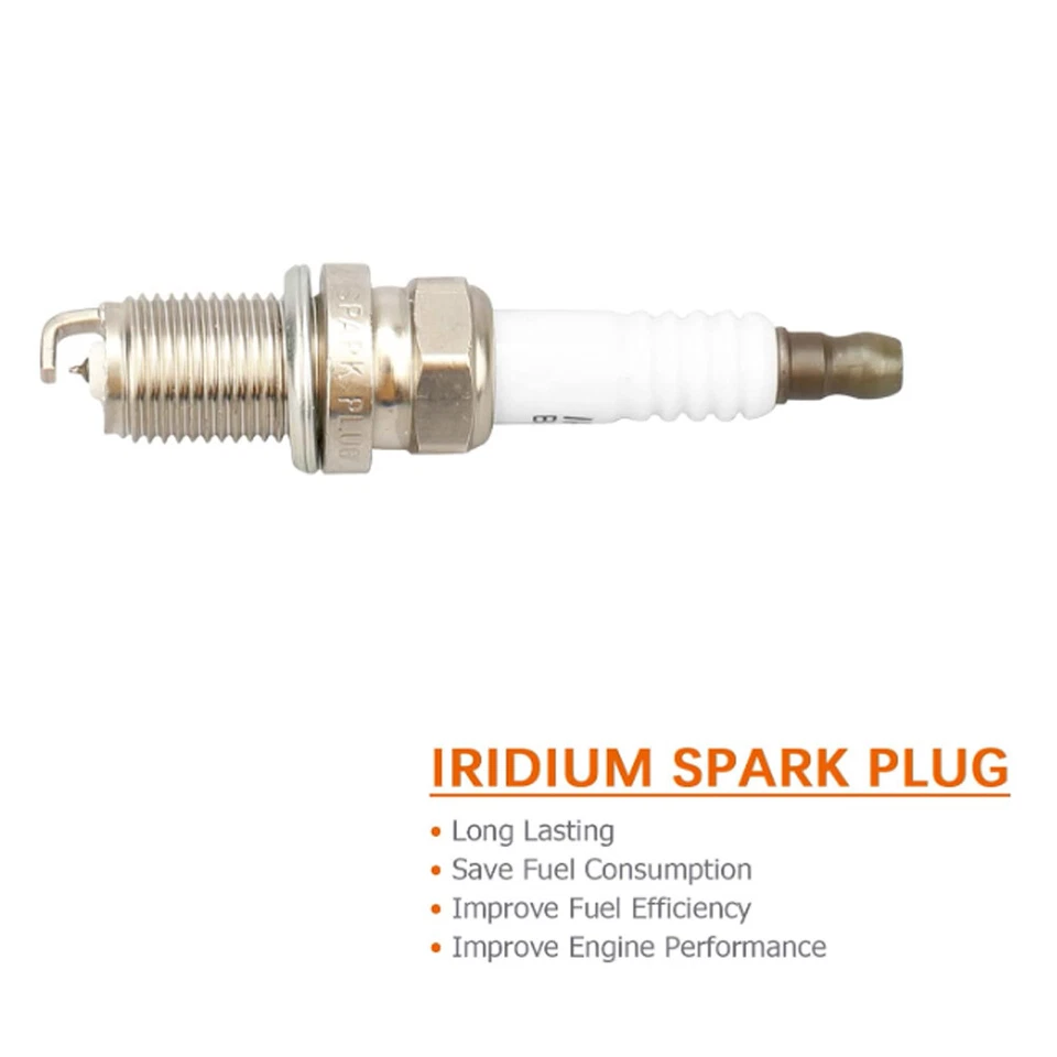 4X Iridium Spark Plugs For Hyundai Accent Elantra Santa Fe Sonata Tiburon Kia - Изображение 4 из 4