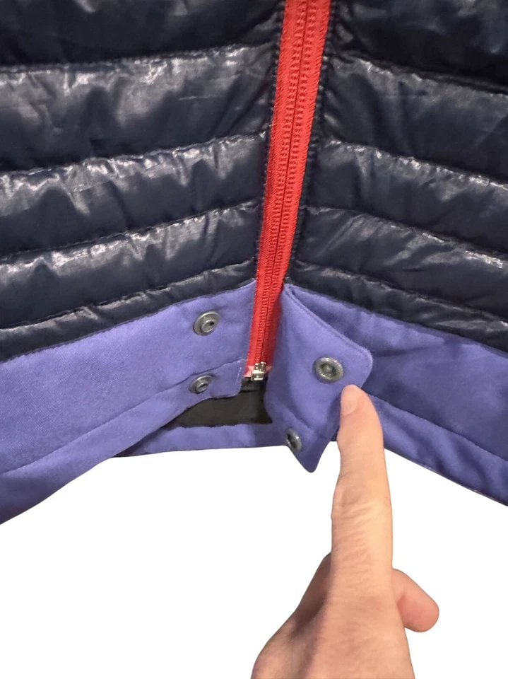 Chaleco acolchado aislante Scott para hombre talla grande cierre a presión rojo cremallera ligero Foto 4 de 4