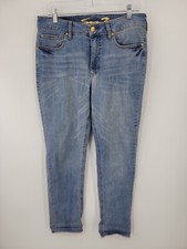 Seven7 Jeans Womens 10 Medium Wash Stretch Blue Denim Mid Rise Pants