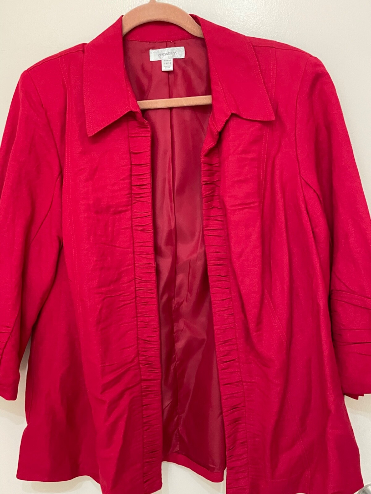 RED Blazer JACKET 