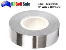 1/2" x100" - High Density Self Adhesive Lead Foil Tape Roll -1g/1" (100g Weight)