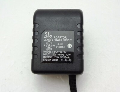 SIL AC Adapter 1602-069 7,5V 700mA Für Jabra PRO 920 925 930 935 9450 9460 9470