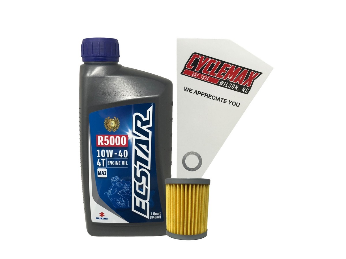Cyclemax Genuine OEM Standard Oil Change Kit fits 2001-2020 Suzuki