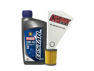 Cyclemax Genuine OEM Standard Oil Change Kit fits 2001-2020 Suzuki DR-200