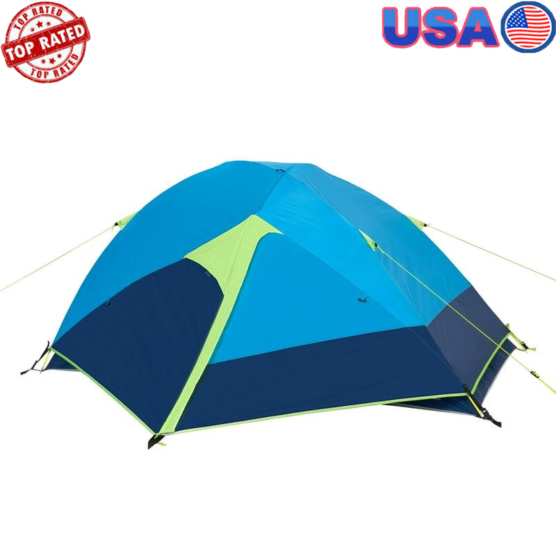 Recycled Poly Backpacking Tent 2-Person Vestibules D-Doors Rain