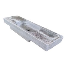 Antico vecchio Lavandino da bagno cucina vasca in vero  Marmo lavello cm 102x30
