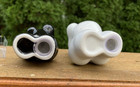 Red Vanilla "Opposites" Large Ladies Salt and Pepper Shakers NEW — photo 8